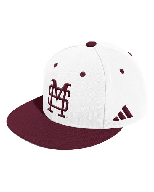 Adidas Mississippi State Bulldogs On-Field Baseball Fitted Hat
