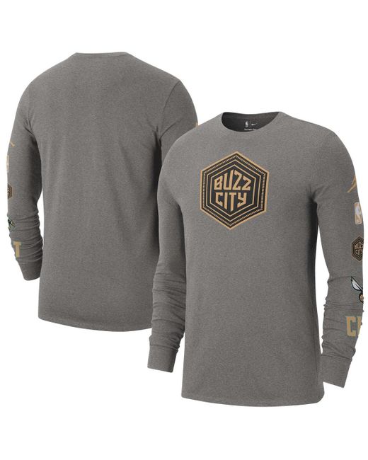 Jordan Charlotte Hornets 2022/23 City Edition Essential Expressive Long Sleeve T-shirt