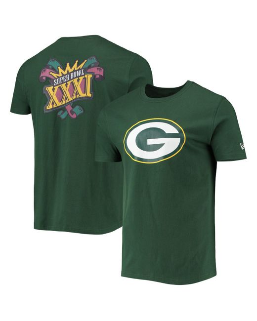 New Era Bay Packers Patch Up Collection Super Bowl Xxxi T-shirt