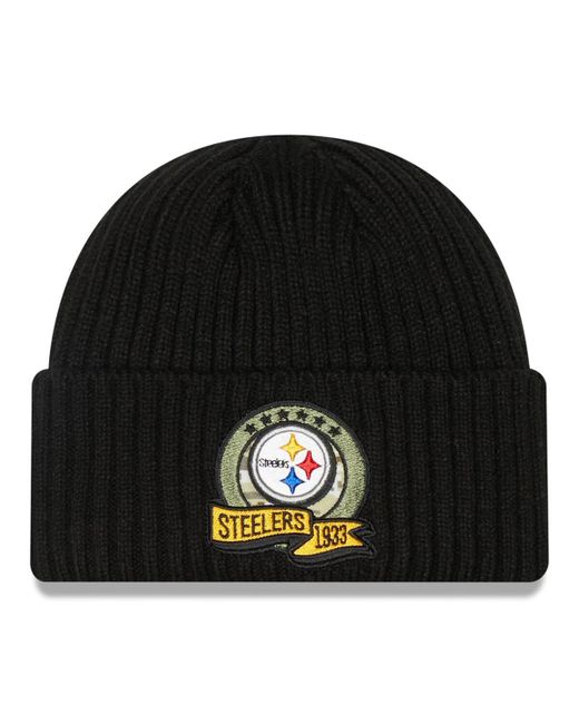 New Era Pittsburgh Steelers 2022 Salute To Service Knit Hat