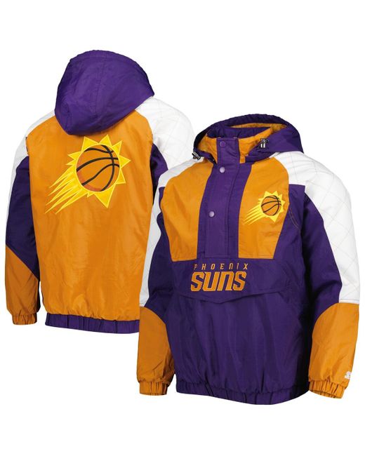 Starter Phoenix Suns Body Check Raglan Hoodie Half-Zip Jacket