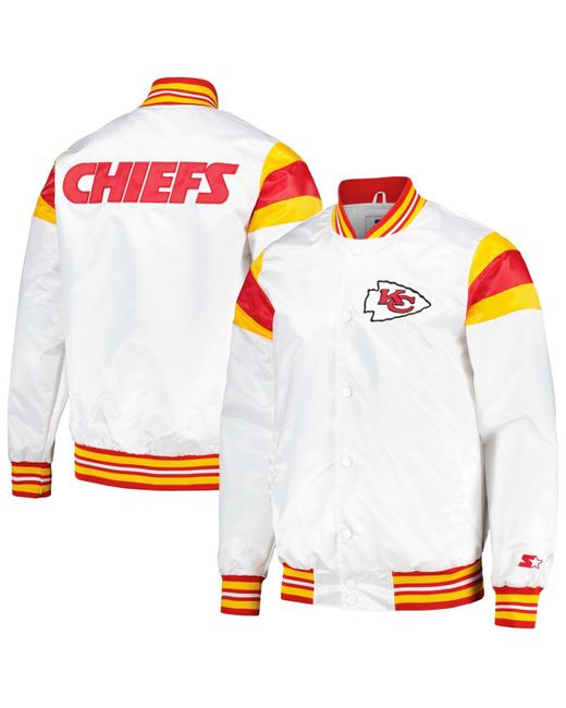 Starter Kansas City Chiefs Satin Full-Snap Varsity Jacket
