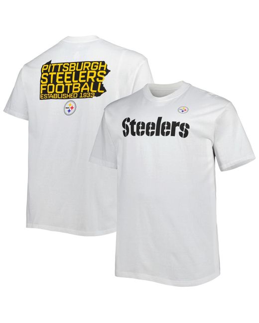Fanatics Pittsburgh Steelers Big and Tall Hometown Collection Hot Shot T-shirt