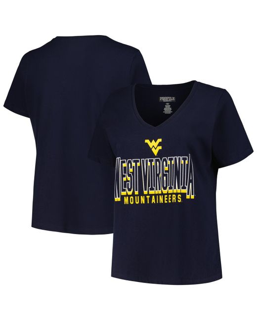 Fanatics West Virginia Mountaineers Plus Sideline Route V-Neck T-shirt