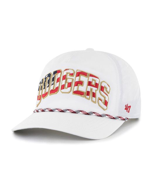 '47 Brand 47 Los Angeles Dodgers Flag Flutter Hitch Snapback Hat