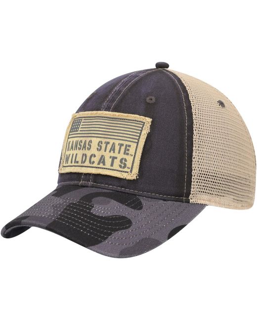 Colosseum Kansas State Wildcats Oht Military-Inspired Appreciation United Trucker Snapback Hat