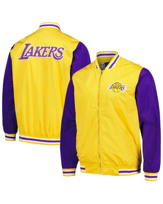 Jh Design Los Angeles Lakers Full-Zip Bomber Jacket