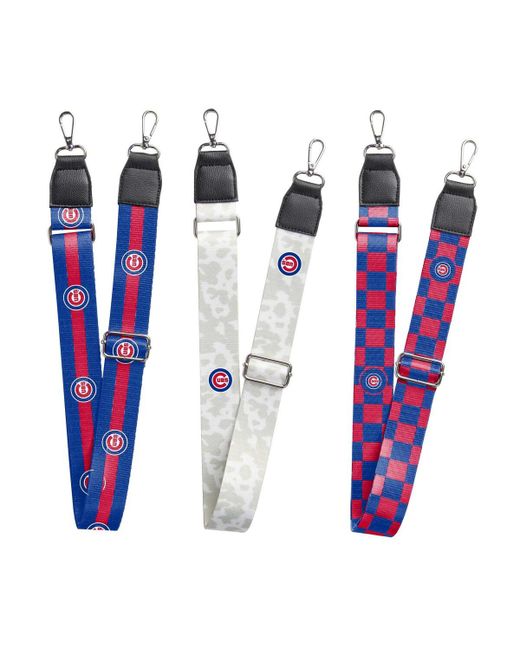 Logo Brands and Chicago Cubs 3-Pack Bag Strap Set