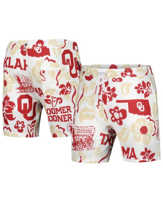 Wes & Willy Oklahoma Sooners Tech Swimming Trunks