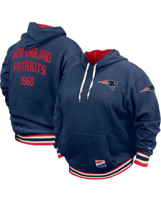 New Era New England Patriots Big and Tall Nfl Pullover Hoodie