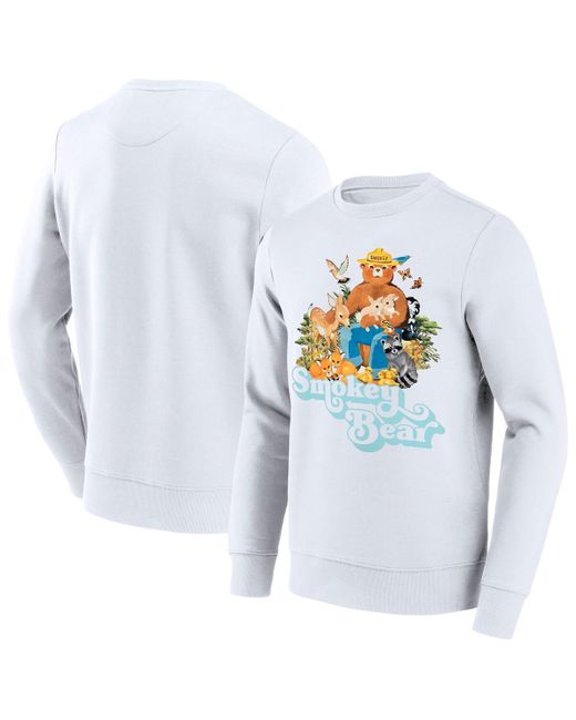Philcos Smokey the Bear Retro Fade Pullover Sweatshirt