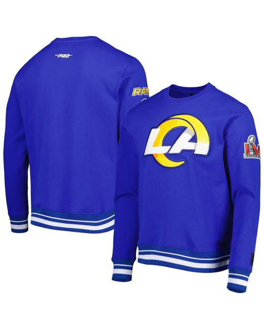 Pro Standard Los Angeles Rams Mash Up Pullover Sweatshirt