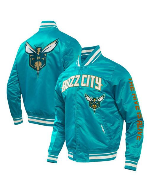 Pro Standard Charlotte Hornets 2023/24 City Edition Satin Full-Snap Jacket