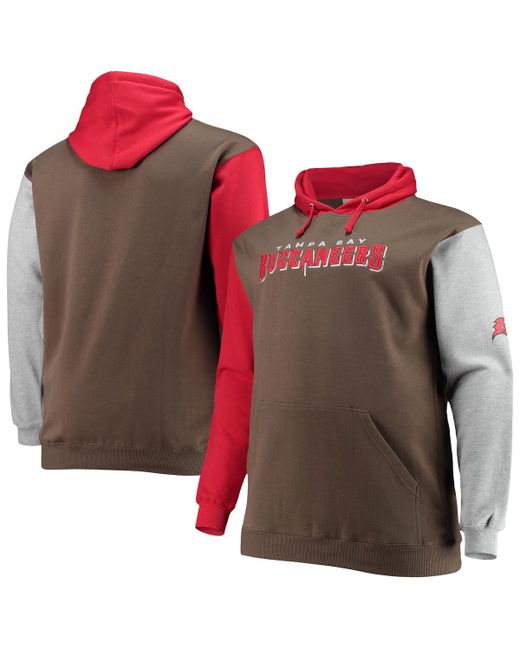 Profile Black Tampa Bay Buccaneers Big and Tall Pullover Hoodie
