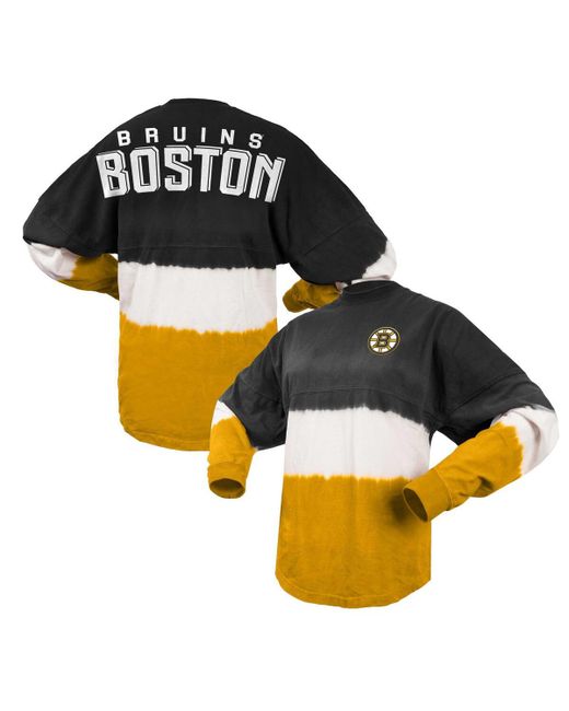 Spirit Jersey Gold Boston Bruins Ombre Long Sleeve T-shirt