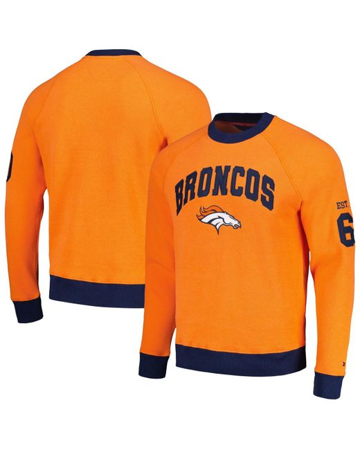 Tommy Hilfiger Denver Broncos Reese Raglan Tri-Blend Pullover Sweatshirt