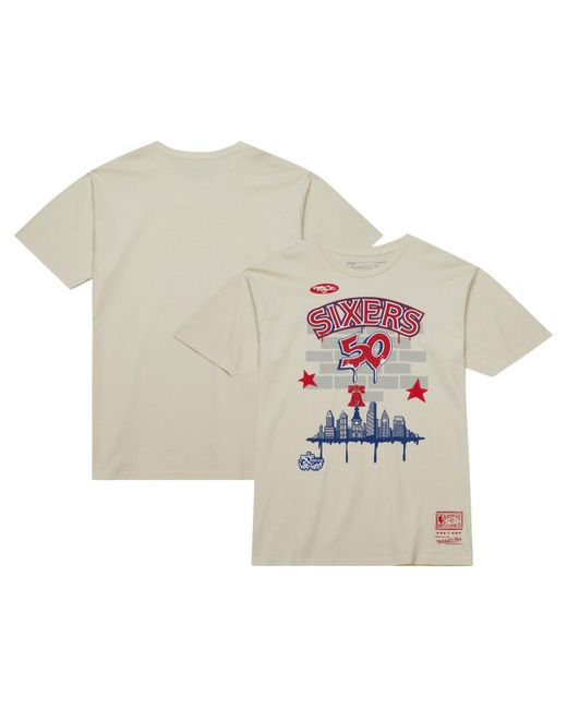 Mitchell & Ness x Tats Cru Philadelphia 76ers Hardwood Classics City T-shirt