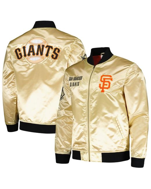 Mitchell & Ness San Francisco Giants Og 2.0 Lightweight Satin Full-Zip Jacket