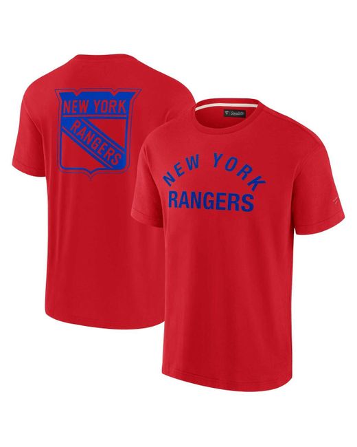Fanatics Signature and New York Rangers Super Soft Short Sleeve T-shirt