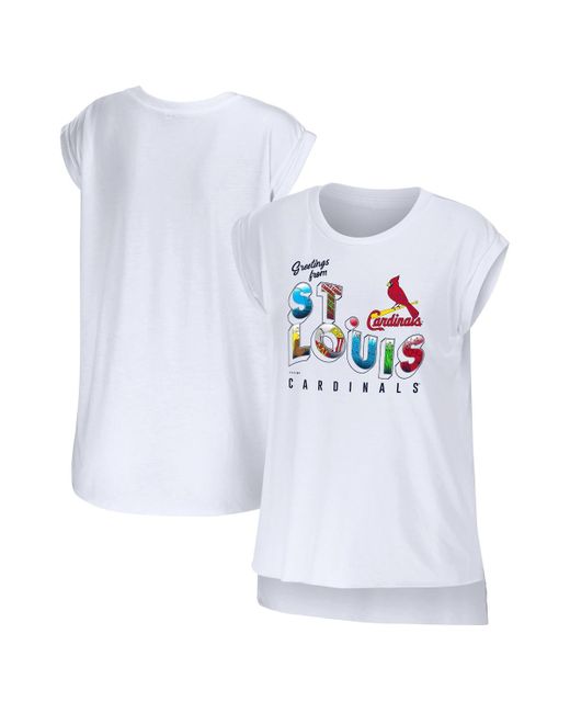 Wear By Erin Andrews St. Louis Cardinals Greetings From T-shirt
