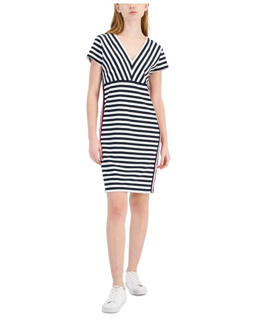 Tommy Hilfiger Striped A-Line Dress