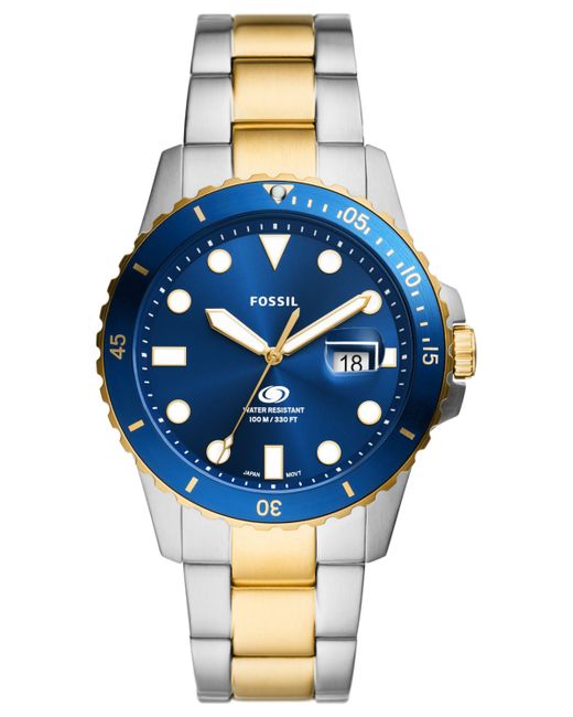 Fossil Dive Three-Hand Date Stainless Steel Watch 42mm