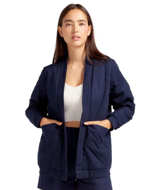 Belle & Bloom Over It Quilted Bomber Jacket