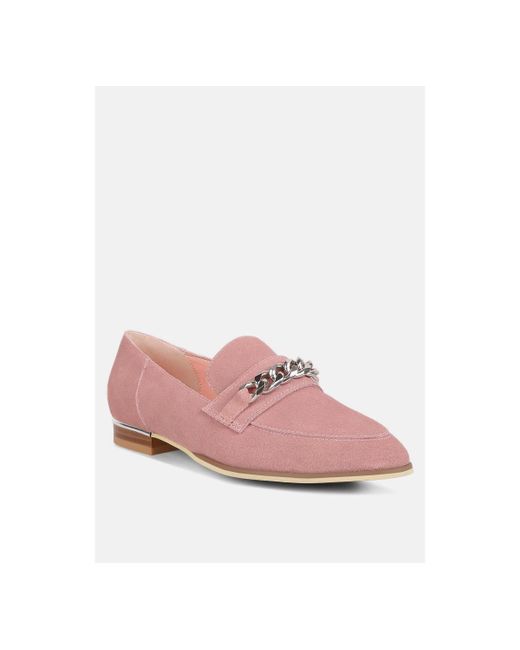 Rag & Co Ricka Chain Embellished Loafers