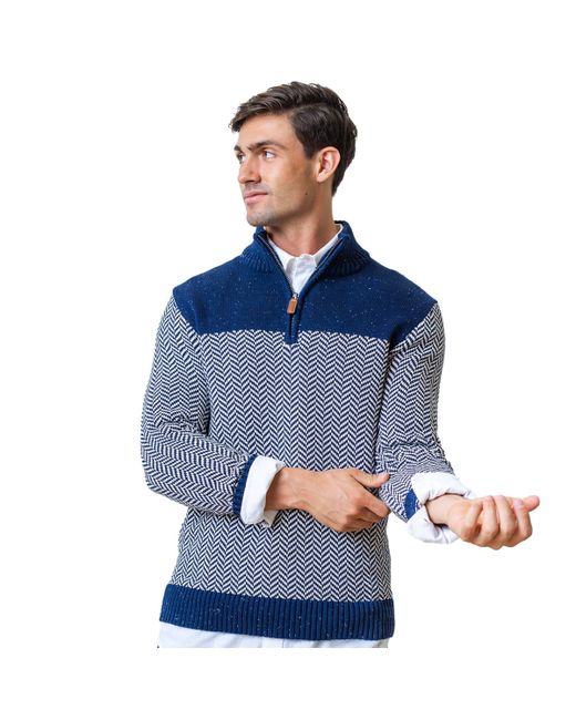 Hope & Henry Half Zip Pullover Sweater