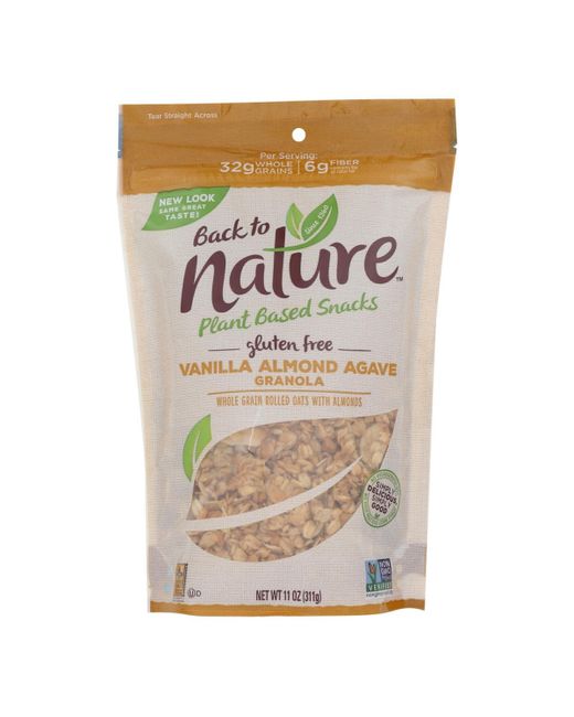 Back To Nature Granola Vanilla Almond Agave 11 oz case of 6