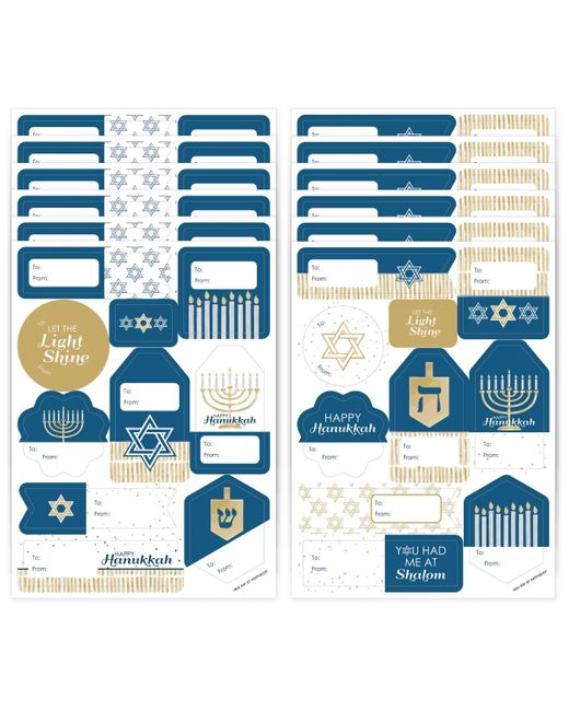 Big Dot Of Happiness Happy Hanukkah Chanukah Holiday Party Gift Tag Labels To and From 120 Stickers