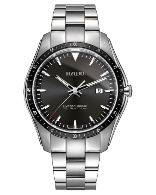 Rado Swiss HyperChrome Stainless Steel Bracelet Watch 44.9mm