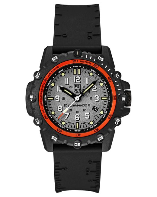 Luminox Swiss Commando Frogman Tactical Rubber Strap Watch 46mm