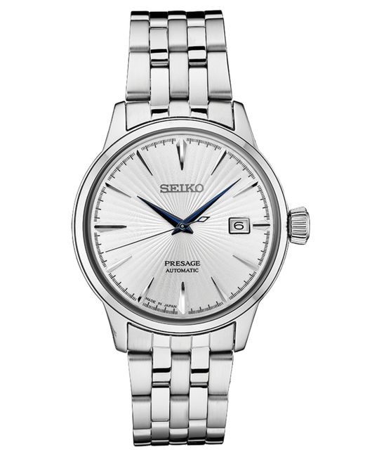 Seiko Automatic Presage Stainless Steel Bracelet Watch 40.5mm