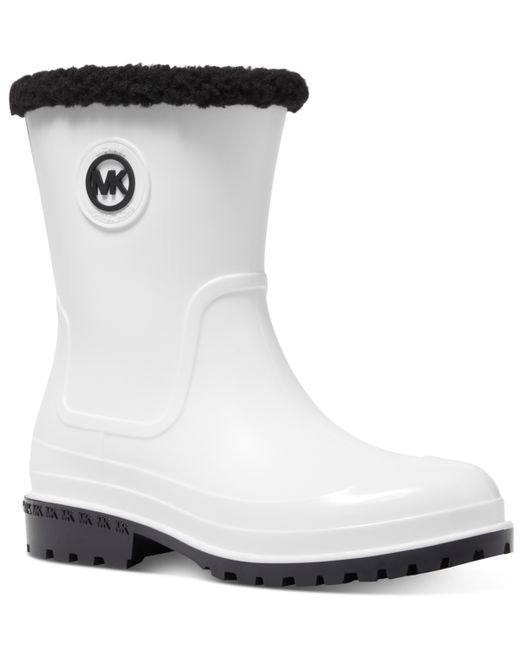 Michael Kors Michael Montaigne Pull-On Rain Boots Black
