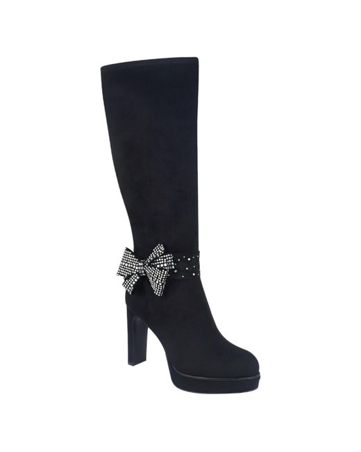 Impo Onneli Bling Stretch Platform Boots with Memory Foam