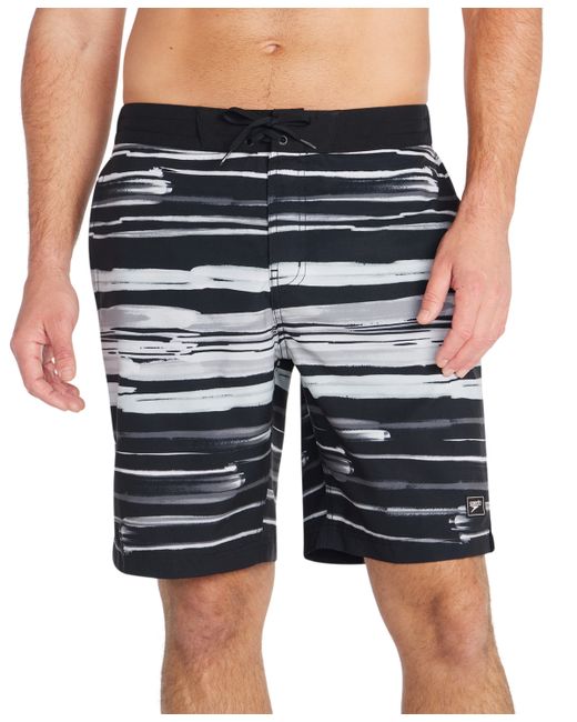 Speedo Bondi Basin Printed Stripe Board Shorts