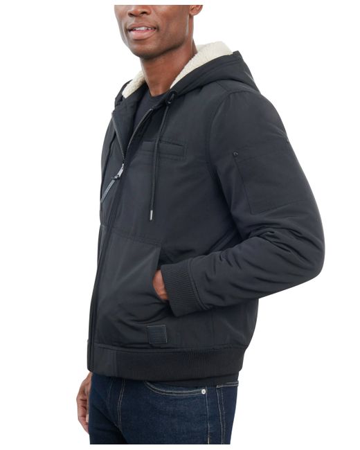 Lucky Brand Fleece-Lined Zip-Front Hooded Jacket