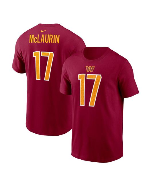 Nike Terry McLaurin Washington Commanders Player Name and Number T-shirt