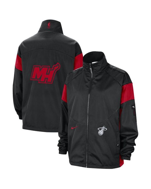 Nike Red Miami Heat 2023/24 City Edition Courtside Swoosh Fly Full-Zip Jacket