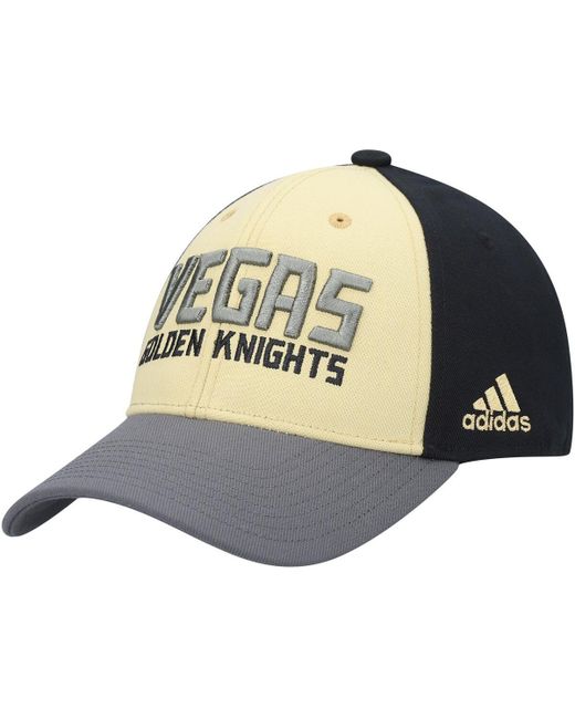 Adidas Vegas Golden Knights Locker Room Adjustable Hat