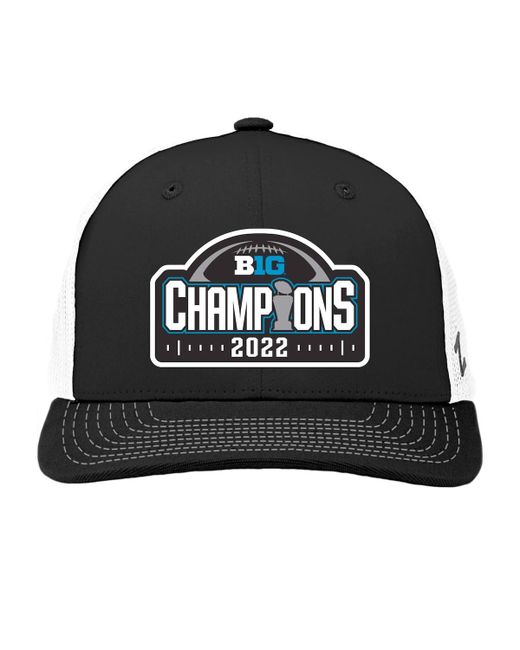 Zephyr White Michigan Wolverines 2022 Big Ten Conference Champions Locker Room Adjustable Trucker Hat