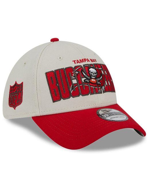 New Era Red Tampa Bay Buccaneers 2023 Nfl Draft 39THIRTY Flex Hat