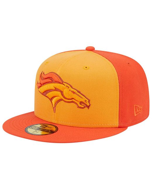 New Era Denver Broncos Tri-Tone 59FIFTY Fitted Hat