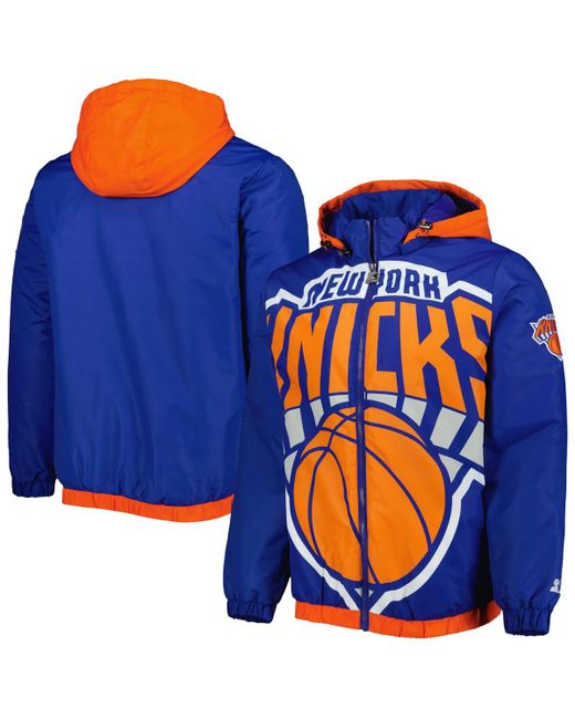 Starter New York Knicks The Triple Double Full-Zip Hoodie Jacket