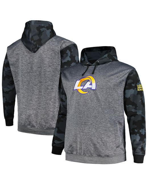 Fanatics Los Angeles Rams Big and Tall Camo Pullover Hoodie