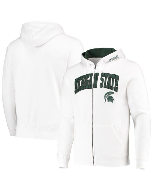 Colosseum Michigan State Spartans Arch Logo 3.0 Full-Zip Hoodie