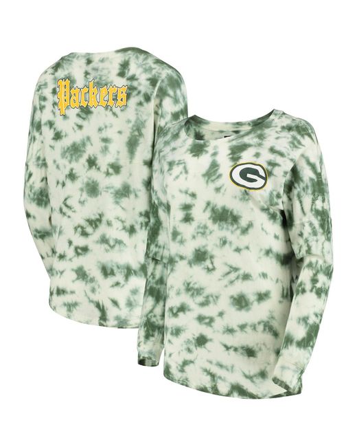 New Era Bay Packers Tie-Dye Long Sleeve T-shirt