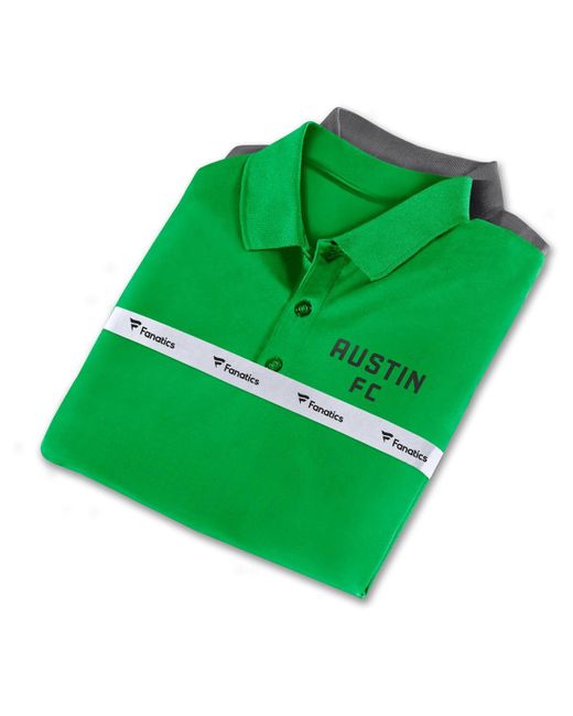Fanatics Gray Austin Fc Iconic Polo Shirt Combo Set