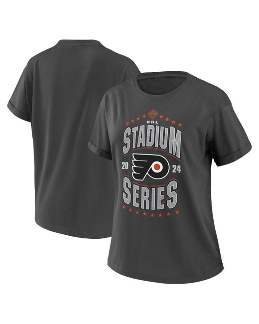 Wear By Erin Andrews Philadelphia Flyers 2024 Nhl Stadium Series Boyfriend T-shirt